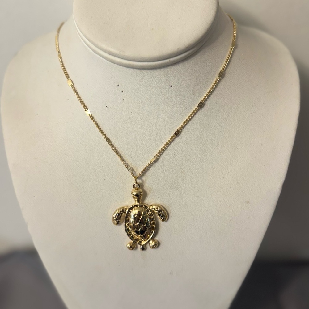 LEAF STATEMENT NECKLACE - Picture 5 of 11